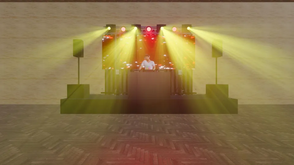 wedding Basic Led screen Setup