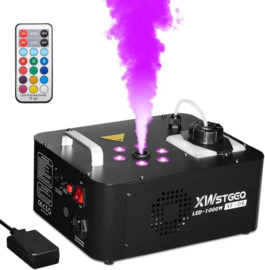 Vertical Smoke Machine 1000w RGB Led